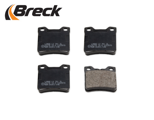 Placute frana BRECK 212781070100